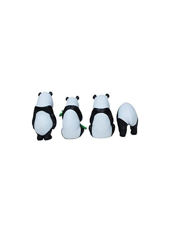 PICKARTME 6 Pieces of Cute Little Playing Panda Miniature Set for Unique Gift, Home Decor,Deepawali, Newyear,Living Room, Figurines, Decoration Items Size (4.5 x 3 cm) - Image 4